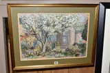 THE PEAR TREE, BROUGHTON HOUSE' a house and gardens by Anna M Hotchkis, pastel on paper, sold Jul 2020