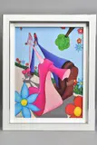 BEST FOOT FORWARD' a limited edition print 57/195, a fisheye view of a man and woman walking hand in hand by Dylan Izaak, print, sold Jul 2020