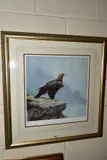 THE EAGLE EYE' a limited edition print 283/350, a portrait study of an Eagle by Spencer Hodge, print, sold Jul 2020