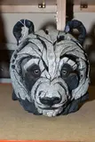 BY MATT BUCKLEY, in marble and resin of a Panda bust, height 17cm x width 24cm x depth 23cm by Edge Sculpture, sculpture, sold Jul 2020