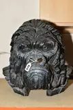 BY MATT BUCKLEY in marble and resin of a Gorilla bust, height 39cm x width 40cm x depth 38cm by Edge Sculpture, sculpture, sold Jul 2020