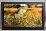 PYCARDA' an impressionist river scene by Nick Andrew, 2013, oil on canvas, sold Jul 2020