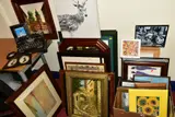 etc, to include Continental street scene by Lainas, oil on canvas, framed, by Paintings And Prints, oil on canvas, sold Jul 2020