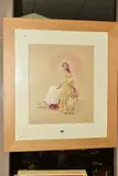 AS TIME GOES BY' a limited edition print of a female figure wearing historical dress 281/395 by Kay Boyce, print, sold Jul 2020