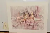 'Model to Artist', a limited edition print, 22/60, depicting a by Gordon King, print, sold Jul 2020