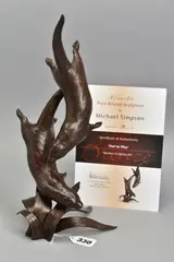 Out to play by Michael Simpson, bronze, sold Jul 2020