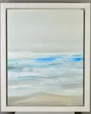 'Tier', a coastal seascape, signed bottom right, oil on by Lynne Timmington, oil on canvas, sold Jun 2020