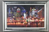'Vegas Lights', a limited edition print of a Las Vegas skyline at by Henderson Cisz, print, sold Jun 2020