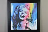 'The Showgirl', a limited edition print of Marilyn Monroe, 64/195, by Jen Allen, print, sold Jun 2020