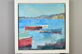 Calm day at bolant by Sally Ann Fitter, oil on canvas, sold Jun 2020
