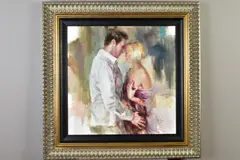 I dream of you by Anna Razumovskaya, acrylic on canvas, sold Jun 2020
