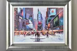 Times square at twilight by Henderson Cisz, print, sold Jun 2020