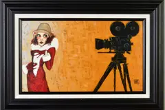 Her first screen test by Todd White, print, sold Jun 2020