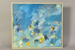 Sea study by Clement McAleer, 1992, oil on canvas, offered Jun 2020