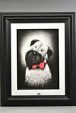 'Big Spender', a Limited Edition print of a dog wearing a bowtie, 300/395, by Doug Hyde, print, sold Jun 2020
