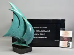 'Flying Sails', a Limited Edition bronze sculpture, 142/150, by Duncan Macgregor Dmac, bronze, sold Jun 2020