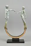 'Unity', a bronze sculpture of male and female figures, 73/95m with by Carl Payne, bronze, sold Jun 2020