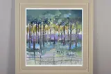 After the rain by Emma S Davis, mixed media on board, sold May 2020