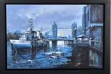 Hms belfast by Csilla Orban, acrylic on canvas, sold May 2020