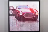 Ferrari 212 by Markus Haub, mixed media on canvas, sold May 2020