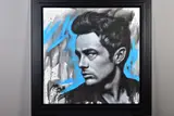 James dean v by Jen Allen, acrylic on canvas, sold May 2020