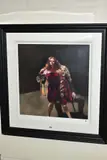 'The Painter with Jane Pecorini, St Anthonys Theme', a by Robert Lenkiewicz, print, sold May 2020