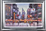 TIME SQUARE MORNING' an artist proof print 15/20 of a New York cityscape by Henderson Cisz, print, sold May 2020