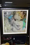 'Fusion', a Limited Edition hand embellished print of a by Anna Razamovskaya, print, sold May 2020