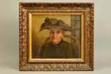 A Cornish Woman by Ethel M. Isley, oil on canvas, sold Apr 2020