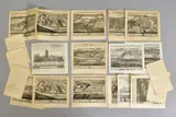 a collection of twenty 18th Century monochrome engravings of country houses and by Pieter van der Aa, print (other), sold Apr 2020
