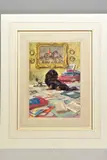 'Black Knight', an Open Edition print of a black dog, published by Alfred Munnings, print, sold Mar 2020