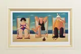 'The Sun Worshippers', a Limited Edition print of people by Paul Greenwood, print, sold Mar 2020