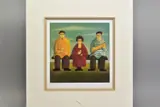 'Le Dejeuner', a Limited Edition print of French people eating lunch, by Paul Greenwood, print, sold Mar 2020