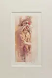 'Joy', an Artist proof print of a female figure wearing a hat, 14/39, by Gordon King, print, sold Mar 2020