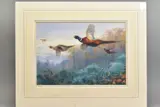 'Pheasants in Flight', a Limited Edition print, 55/195, published by by Archibald Thorburn, print, sold Mar 2020