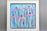 SUMMERFIELD IV' wild flowers in a field by Carl Scanes, acrylic on canvas, sold Mar 2020