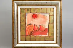 Nostalgia 1 by Emilija Pasagic, mixed media on board, sold Mar 2020