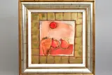 Nostalgia 1 by Emilija Pasagic, mixed media on board, sold Mar 2020