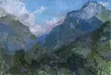 In SavoySigned and titled versoOil on board34 by Peter Greenham, Oil on board, sold Jun 2019
