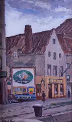Untitled by Clifford Eric Martin Hall, 1964, Oil on board, sold Jun 2019