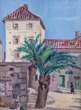 MakarskaSigned by Clifford Eric Martin Hall, Oil on board, sold Jun 2019