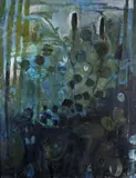 Tremendous Moth NightSigned by Mary Newcomb, Oil on canvas, offered Jun 2019