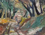 Woodland PathSignedOil on canvas40 by Ronald Ossory Dunlop, Oil on canvas, sold Jun 2019