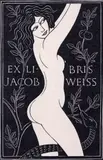 Ex Libris - Jacob Weiss by Eric Gill, pencil, sold Jun 2019