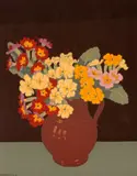 Floral still lifesGroup of six by Hall Thorpe, print (other), sold Jun 2019