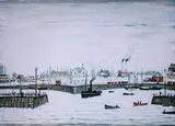 The Harbour Signed and stamped by Fine Art trade by L. S. Lowry, print (other), sold Jun 2019