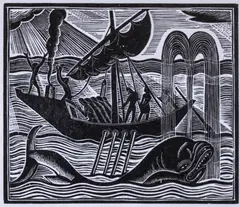 The Whale; The Depth closed me round about by David Jones, print (other), sold Jun 2019