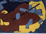 Sacrificial Cocks by Uzo Egonu, print (other), sold Jun 2019
