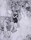 Village dance at Saux no by Anthony Gross, print (other), sold Jun 2019