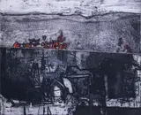 Wet EveningSigned by Norman Ackroyd, Aquatint, sold Jun 2019